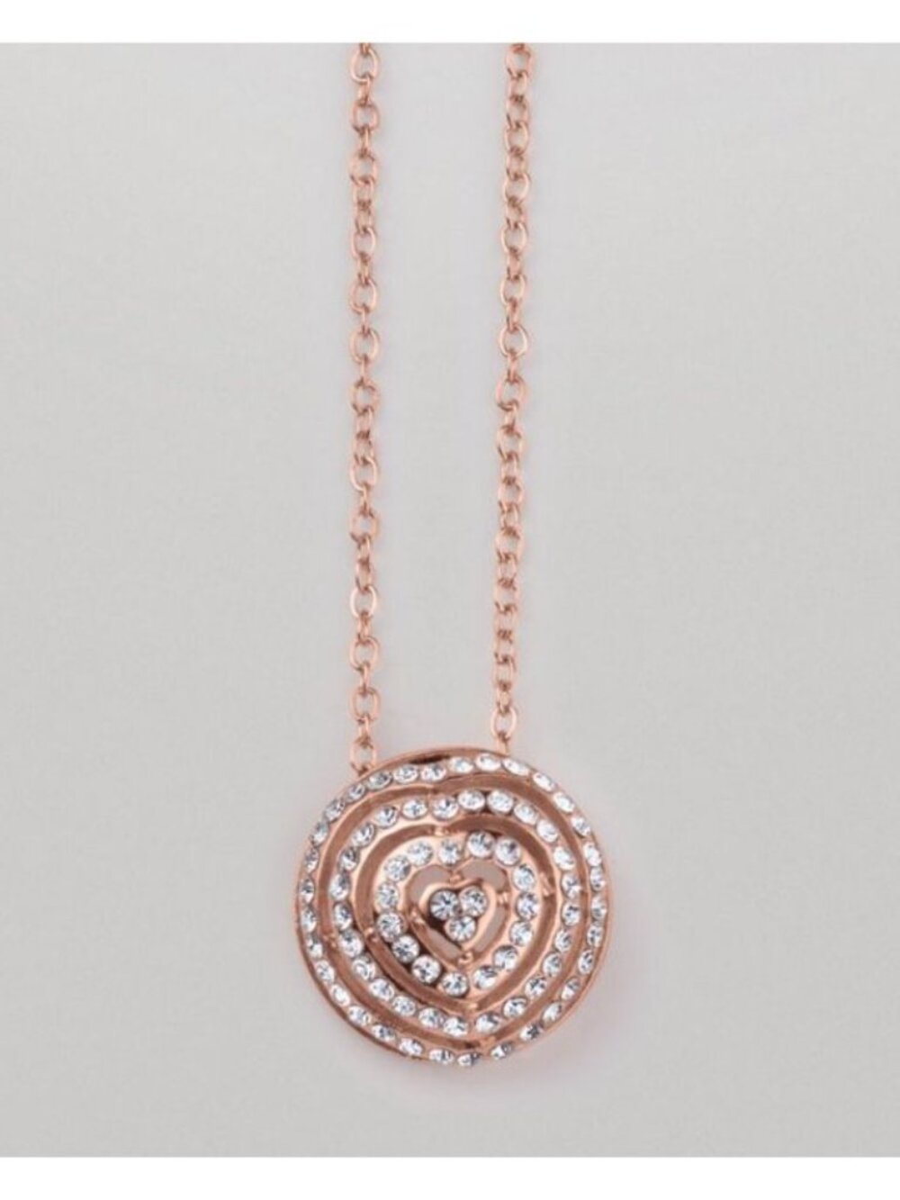 Avon Studio 1886 Heart Harmony Necklace-New In Box